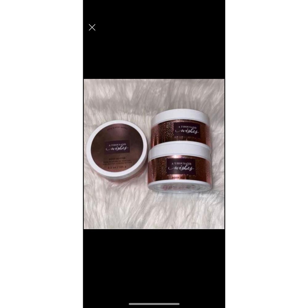 Bath & Body Works A THOUSAND WISHES BODY BUTTER‎ 6.5 oz 3x